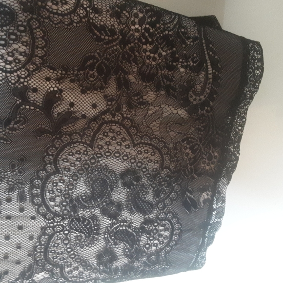 Studio Y Velour Tie Back & Lace Top Sz L - Picture 6 of 8